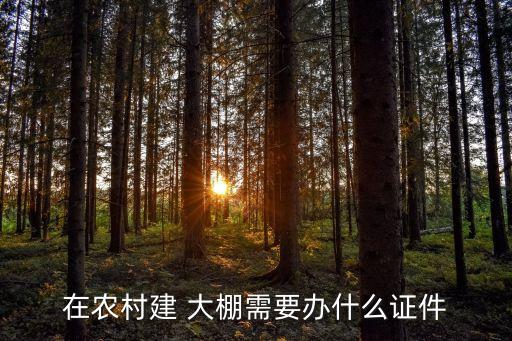 建大棚