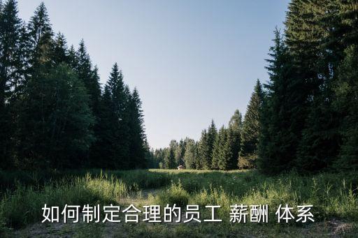 績(jī)效薪酬體系