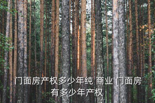 商業(yè)門面
