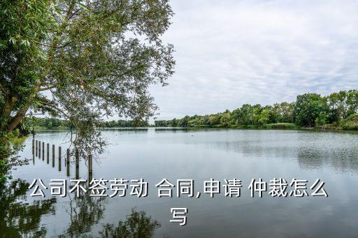 公司不簽勞動 合同,申請 仲裁怎么寫