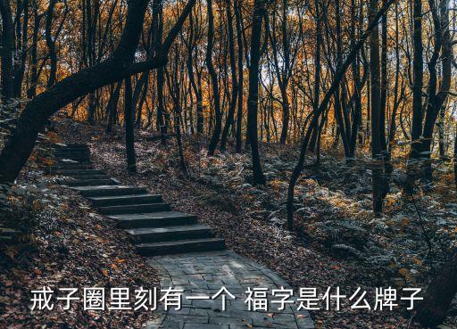 戒子圈里刻有一個(gè) 福字是什么牌子