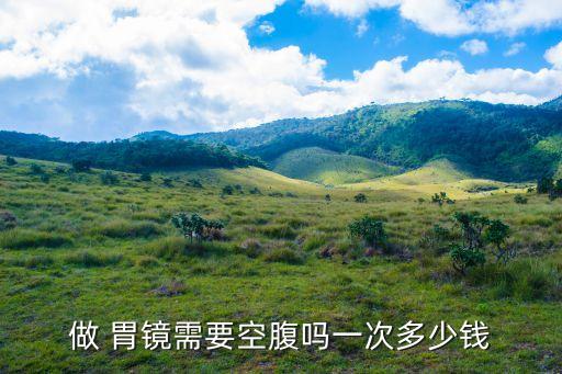 做 胃鏡需要空腹嗎一次多少錢