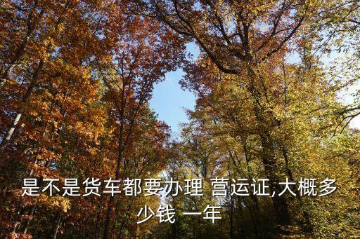 營(yíng)運(yùn)證一年要交多少錢,私家車跑滴滴營(yíng)運(yùn)證一年要交多少錢