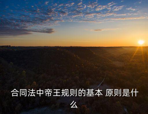 合同法的基本原則( ),英美法系各國關(guān)于合同法的基本原則