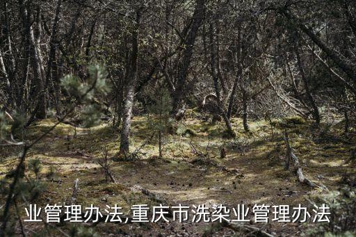 洗染業(yè)管理辦法,重慶市洗染業(yè)管理辦法