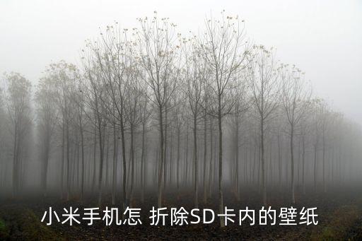 小米手機怎 折除SD卡內(nèi)的壁紙