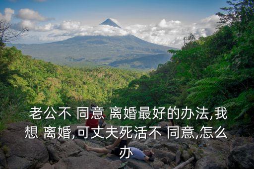 老公不同意離婚怎么起訴,怎么起訴離婚最快最簡單