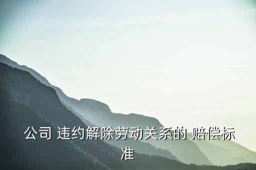 公司違約怎么賠償,對方違約怎么賠償
