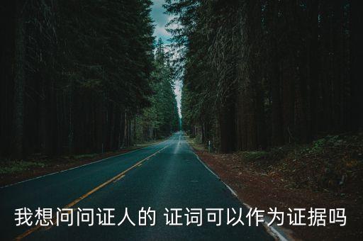 證詞