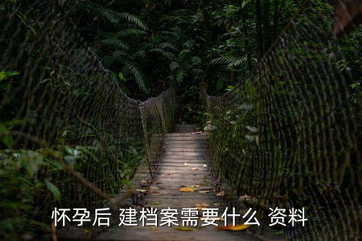 建檔需要什么資料,北京生孩子建檔需要什么資料