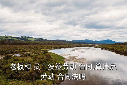 和員工不簽合同犯法嗎,不和員工簽合同賠償多少錢