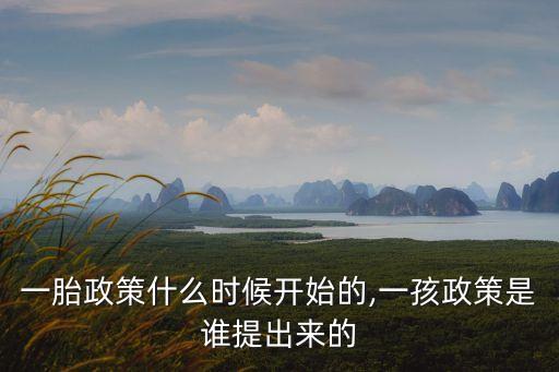 計劃生育時間,新中國計劃生育時間