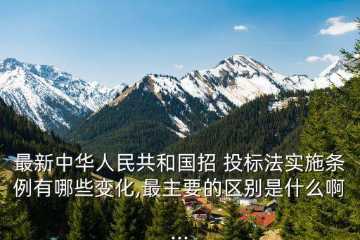 中國招標(biāo)投標(biāo)法
