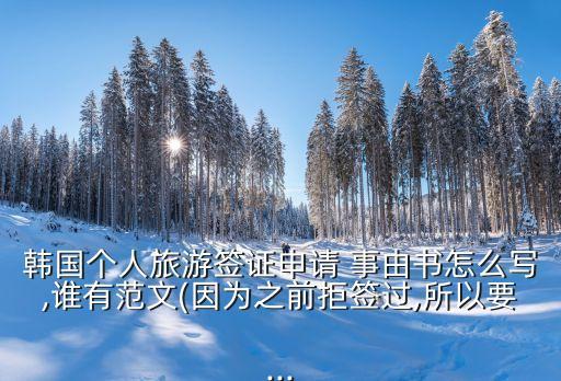事由書(shū)