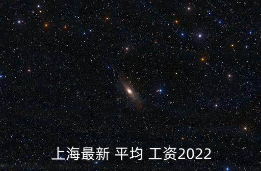  上海最新 平均 工資2022