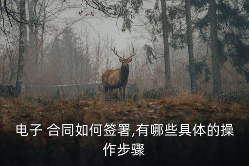 電子版合同怎么簽約,合同電子版模板
