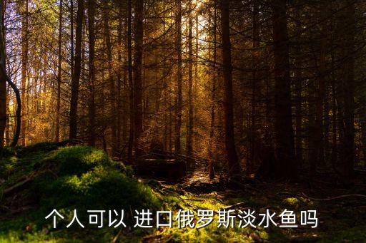 個人進口