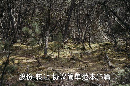 股東轉(zhuǎn)讓股權(quán)合同協(xié)議,個人股份轉(zhuǎn)讓