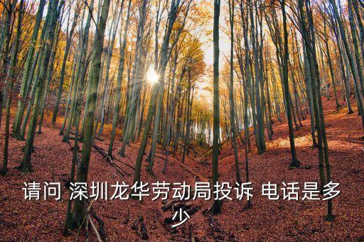 深圳勞動法在線咨詢電話