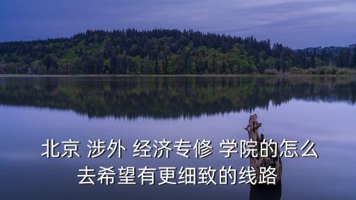  北京 涉外 經(jīng)濟專修 學(xué)院的怎么去希望有更細致的線路