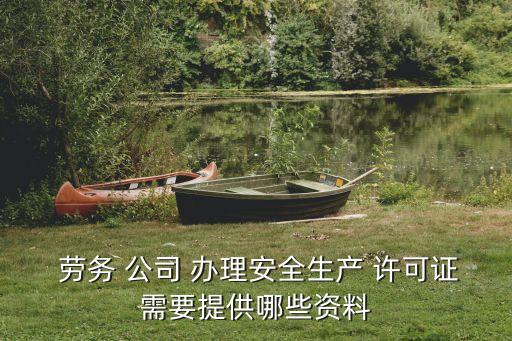  勞務(wù) 公司 辦理安全生產(chǎn) 許可證需要提供哪些資料