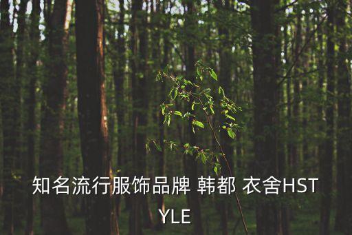 知名流行服飾品牌 韓都 衣舍HSTYLE