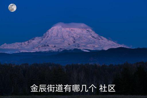 金辰街道有哪幾個(gè) 社區(qū)