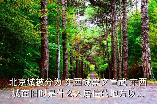 東西城