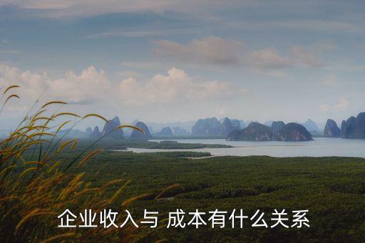  企業(yè)收入與 成本有什么關(guān)系