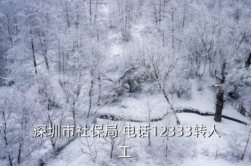 深圳醫(yī)保咨詢電話