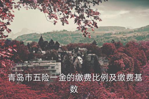  青島市五險(xiǎn)一金的繳費(fèi)比例及繳費(fèi)基數(shù)