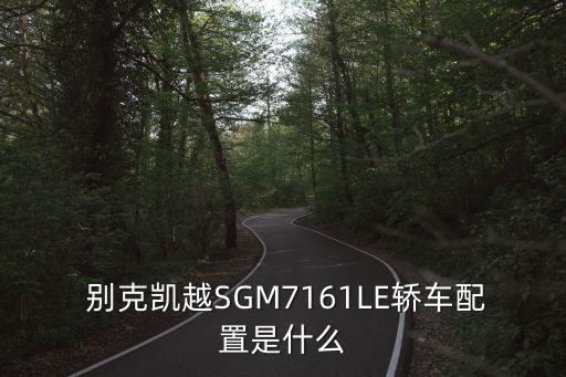 別克sgm
