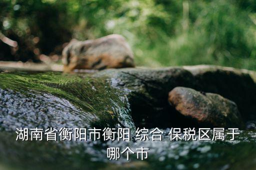湖南省衡陽(yáng)市衡陽(yáng) 綜合 保稅區(qū)屬于哪個(gè)市