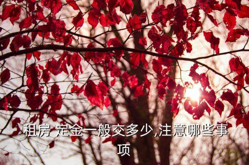 租房定金包括在房租里嗎,租房付定金沒(méi)簽合同,能退定金嗎