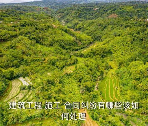 建設(shè)施工合同需要哪些法律