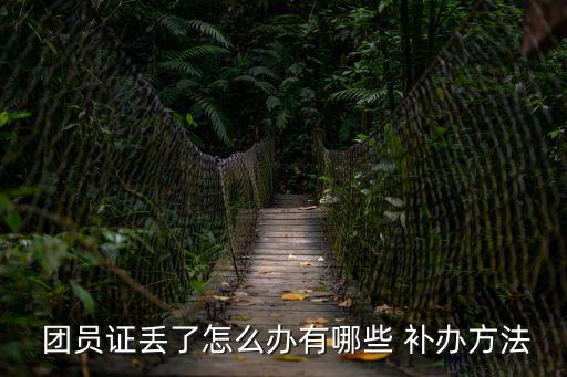 團員證丟了去哪里補辦,高中畢業(yè)團員證丟了去哪里補辦