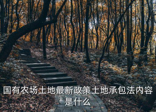 國(guó)有農(nóng)場(chǎng)土地最新政策土地承包法內(nèi)容是什么