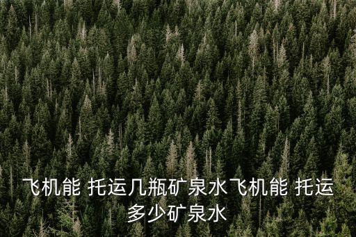 飛機(jī)能 托運(yùn)幾瓶礦泉水飛機(jī)能 托運(yùn)多少礦泉水