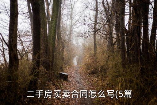 二手房協(xié)議書正確寫法,買賣房屋正規(guī)合同