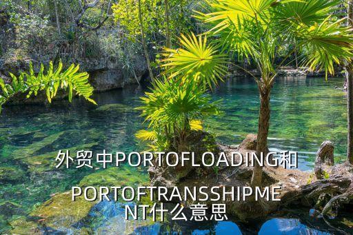 外貿(mào)中PORTOFLOADING和PORTOFTRANSSHIPMENT什么意思