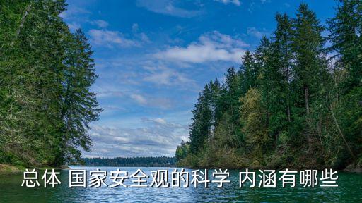 國家安全的基本內涵,總體國家安全的基本內涵