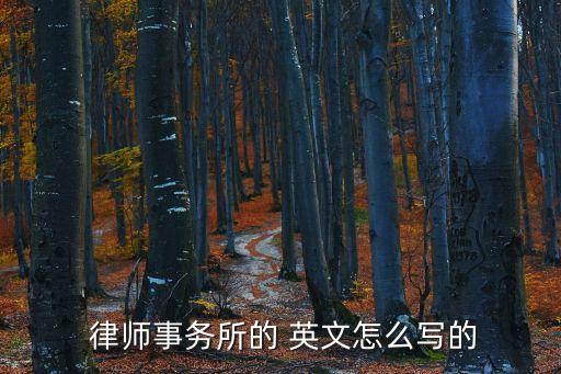 王律師英文怎么寫,某某律師英文怎么寫