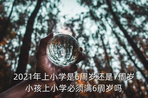 2021年上小學是6周歲還是7周歲小孩上小學必須滿6周歲嗎