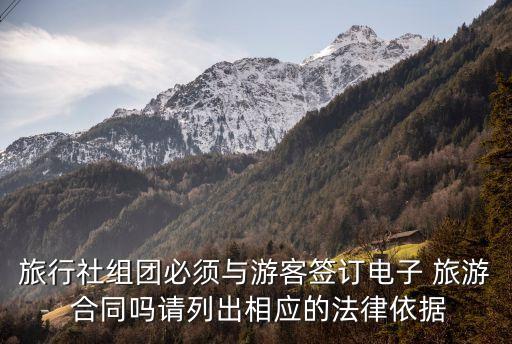 旅游合同范本電子版2021,出境旅游合同范本電子版