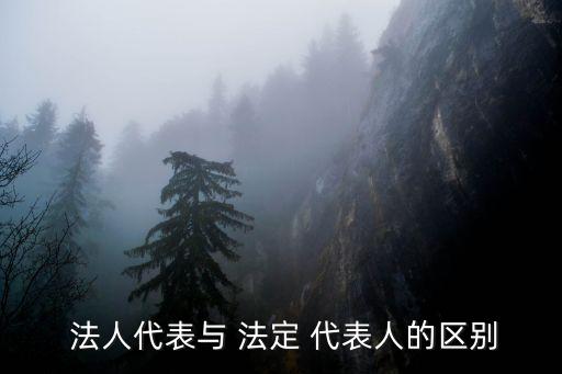 法人代表和法定代表人的區(qū)別,法人變更流程