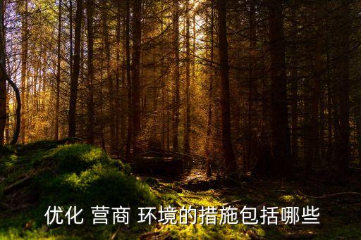 如何優(yōu)化營商環(huán)境,結(jié)合當(dāng)?shù)貙?shí)際談?wù)勅绾蝺?yōu)化營商環(huán)境