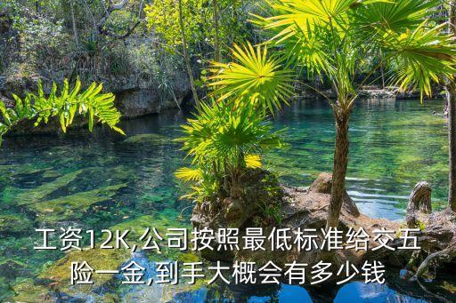 工資12K,公司按照最低標(biāo)準(zhǔn)給交五險(xiǎn)一金,到手大概會(huì)有多少錢