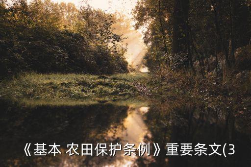 基本農(nóng)田保護區(qū),柯街鎮(zhèn)基本農(nóng)田保護區(qū)
