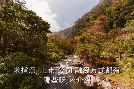 上市公司融資
