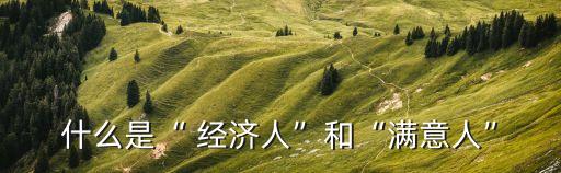 什么是經(jīng)濟(jì)人